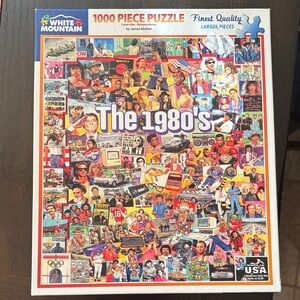 ☃️ NEW LOWER PRICE ☃️ ~ White Mountain 1980's Iconic Collage Puzzle